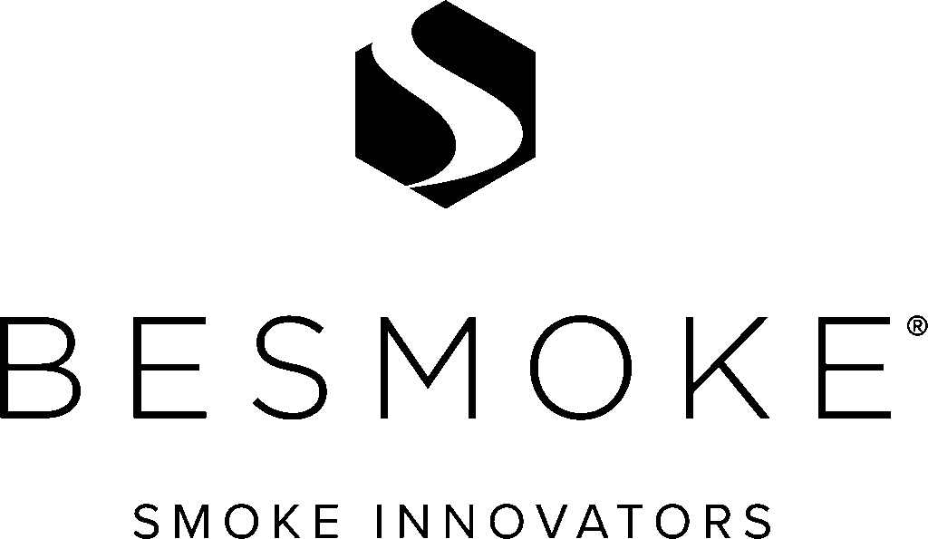 Company logo in black and white