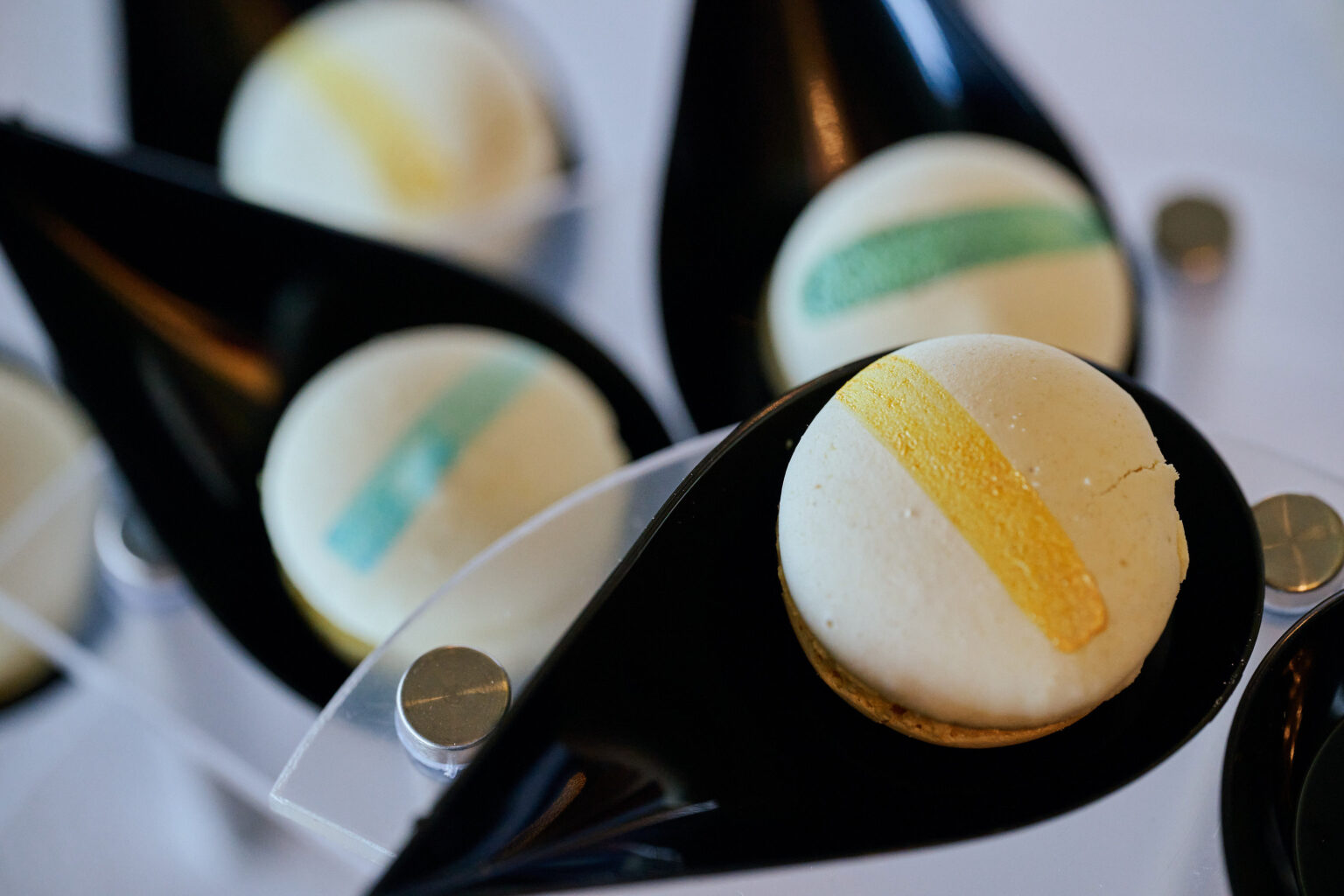 dessert on a spoon