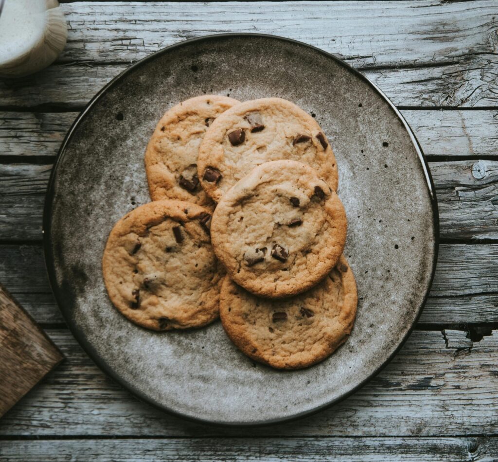 plate of cookies