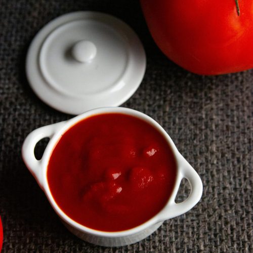 Ingredion Tastes of Better ketchup in a ramekin